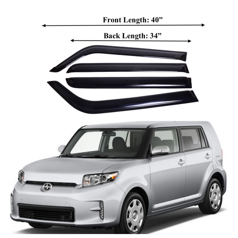 Window Visor Fits Toyota Scion xB 2008-2015 Sun Rain Deflector Guard