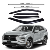 Window Visor Fits Mitsubishi Eclipse Cross 2018-2023 Sun Rain Deflector Guard