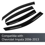 Window Visor Fits Chevrolet Impala 2006-2013 Sun Deflector Rain Guard