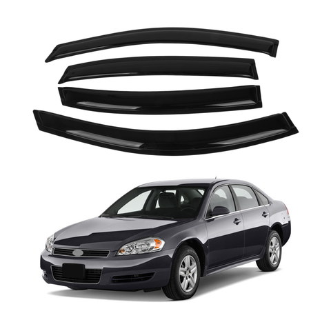 Window Visor Fits Chevrolet Impala 2006-2013 Sun Deflector Rain Guard