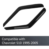 Window Visor Fits Chevrolet S10/GMC Sonoma 1995-2005 Sun Deflector Rain Guard