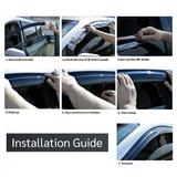 Window Visor Fits Chevrolet Impala 2006-2013 Sun Deflector Rain Guard