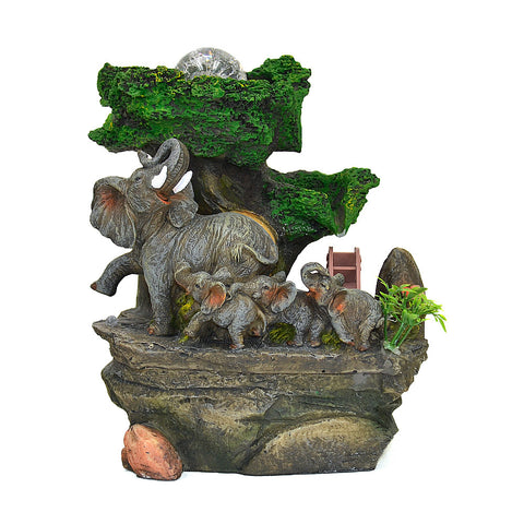 4 Elephant Water Fountain #1218