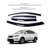 Window Visor Fits Lexus RX350 2010-2015 Sun Rain Deflector Guard
