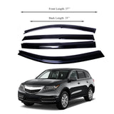 Window Visor Fits Acura MDX 2014-2020 Sun Deflector Rain Guard
