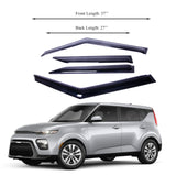 Window Visors Fits KIA Soul 2020-2023 Sun Rain Deflector Guard