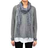 BULK/LOT SALE - Lace Scarf with Polka Dot Print & Fishnet Fringe BUYING ALL ONLY