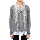 BULK/LOT SALE - Lace Scarf with Polka Dot Print & Fishnet Fringe BUYING ALL ONLY