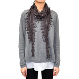 BULK/LOT SALE - Lace Scarf with Polka Dot Print & Fishnet Fringe BUYING ALL ONLY