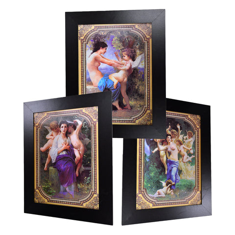 Baby Angels and Naked Girls Painting 3D Picture PTR02