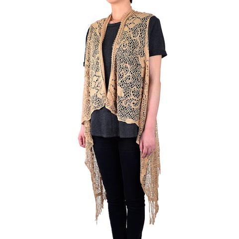 Sleeveless Lace Vest