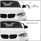 Window Visors Fits 2007-2014 Ford Edge 2007-2015 Lincoln MKX Sun Rain Deflector Guard