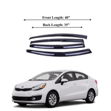 Window Visor Fits KIA Rio Sedan 2012-2017 Sun Rain Deflector Guard