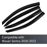 Window Visor Fits Nissan Sentra 2020-2022 Sun Deflector Rain Guard