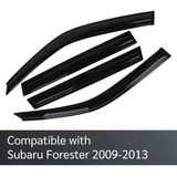 Window Visor Fits Subaru Forester 2009-2013 Sun Deflector Rain Guard