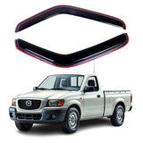 Window Visor In Channel Fits 1993-2011 Ford Ranger Sun Deflector Rain Guards