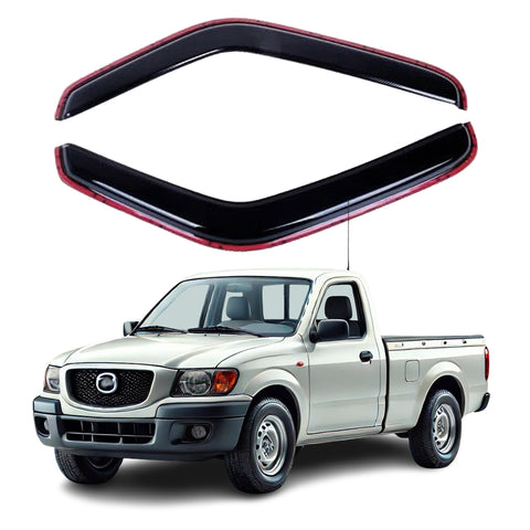 Window Visor In Channel Fits 1993-2011 Ford Ranger Sun Deflector Rain Guards