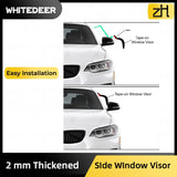 Fit for KIA Forte Sedan 2014-2018 Side Window Visor Rain Guards Sun Rain Deflector Visor 4 Pieces Thickened........