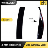Fit for KIA Forte Sedan 2014-2018 Side Window Visor Rain Guards Sun Rain Deflector Visor 4 Pieces Thickened........
