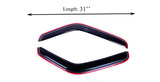 Window Visor In Channel Fits 1993-2011 Ford Ranger Sun Deflector Rain Guards