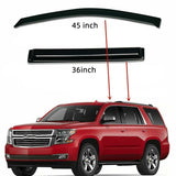 Window Visor Fits Chevy Tahoe /GMC Yukon 2015-2020 Sun Rain Deflector Guard