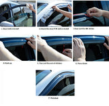 Toyota Corolla 09-13 Acrylic Window Visor Sun Rain Deflector Guard