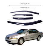 Window Visor Fits Honda Accord 1998-2002 Sun Deflector Rain Guard