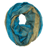 67" Indian Floral Infinity Scarf