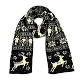 BULK/LOT SALE - 76" Snowflake Reindeer Woven Scarf BUYING ALL ONLY