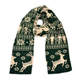 BULK/LOT SALE - 76" Snowflake Reindeer Woven Scarf BUYING ALL ONLY