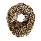 BULK/LOT SALE - 64" Leopard Cheetah Infinity Scarf BUYING ALL ONLY