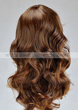 Women's Long Brown Blonde Caramel Curly Wavy Full Wigs Hair Party High Quality
