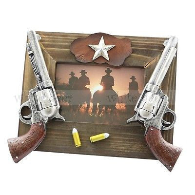 4 x 6 Cowboy Revolver Pistol Frame