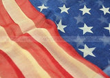 68" Vintage American Flag Infinity Scarf