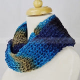 48" Tie Dye Knitted Infinity Scarf