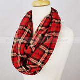 68" Plaids & Checks Infinity Scarf