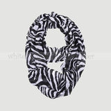 64" Zebra Infinity Scarf