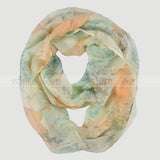 64" Rose Floral Infinity Scarf
