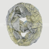 64" Butterfly Floral Infinity Scarf