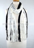 74" Two Color Winter Scarf