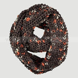 72" Knitted Multi Color Infinity Scarf