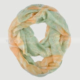 64" Butterfly Floral Infinity Scarf
