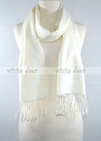 66" Solid Color Wool Feel Scarf