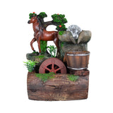 Horse & Bucket Water Fountain #2105