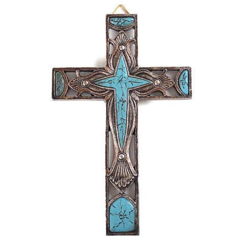 8" Carving Wall Cross
