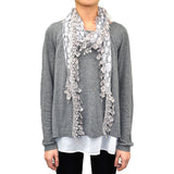 BULK/LOT SALE - Lace Scarf with Polka Dot Print & Fishnet Fringe BUYING ALL ONLY