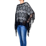 Crochet Net Lace Poncho