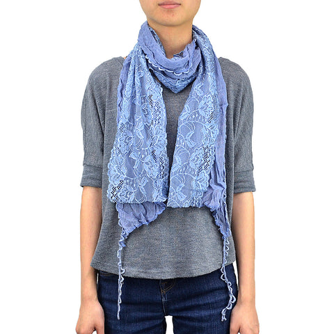 64" Two Layer Lace Scarf