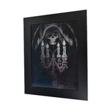 Candlestick Skull 3D Picture PTC13