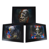Rebel Eagle Skull 3D Picture PTC37
